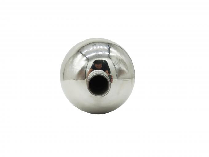 Thread Oval Float Ball For Level Gauge , Stainless Steel Float